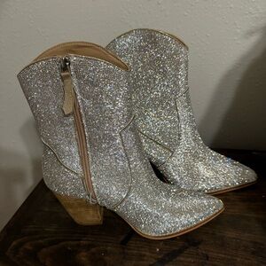 Blingy concert booties